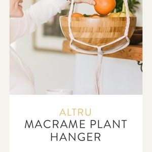 NIB Altru Macramé Plant Hanger